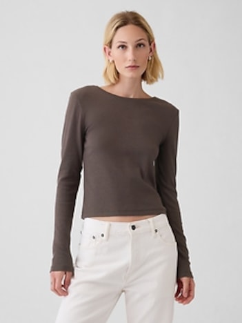 Modern Rib Crop T-Shirt