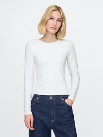 Modern Compact Jersey Crop T-Shirt