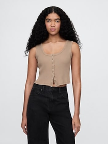 Rib Crop Top