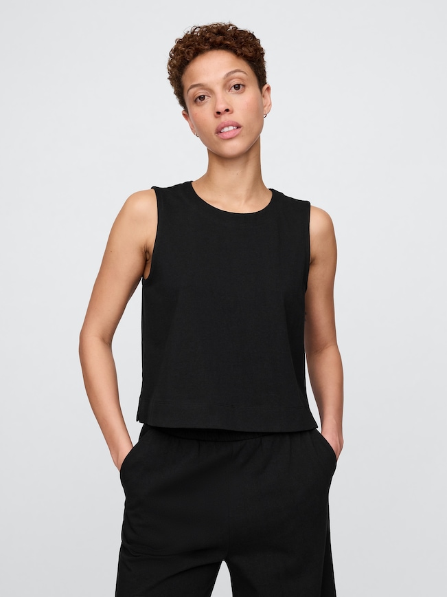 Heavyweight Organic Cotton Shell Tank Top