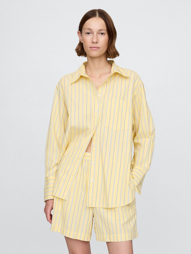 Organic Cotton Poplin Big Shirt
