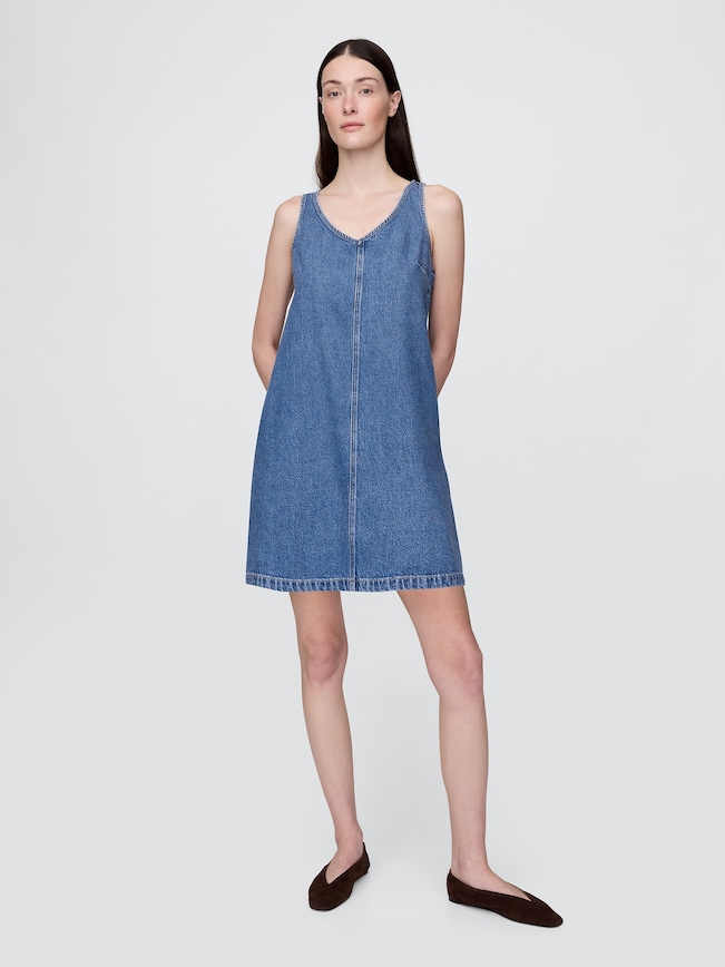 UltraSoft Denim Mini Dress