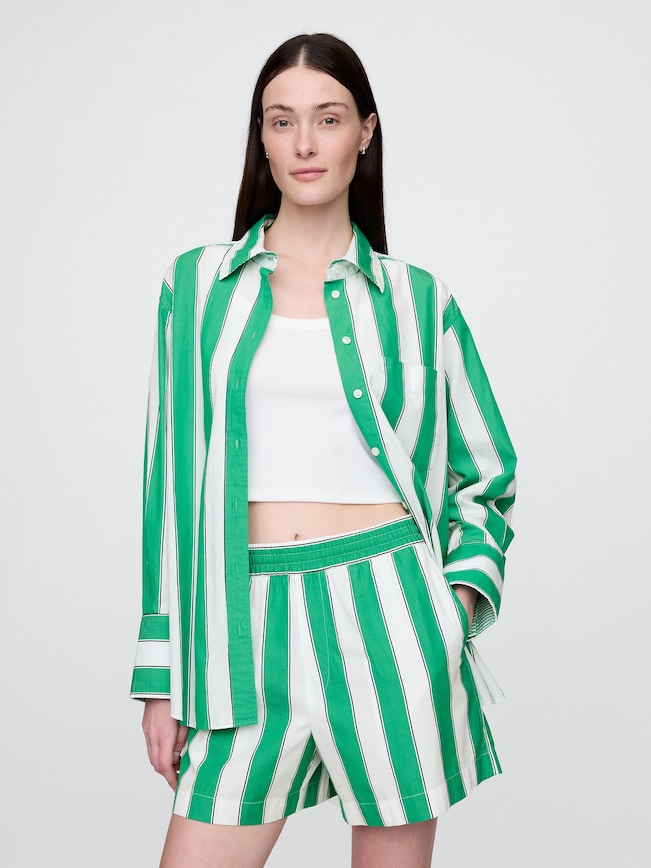 Organic Cotton Poplin Big Shirt