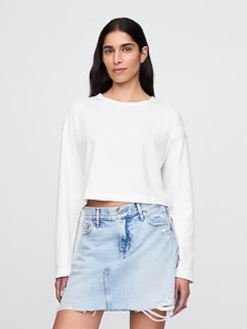 Organic Cotton VintageSoft Heavyweight Crop T-Shirt