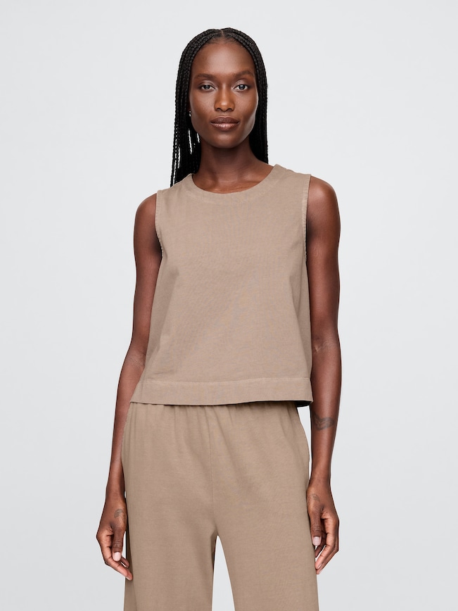 Heavyweight Organic Cotton Shell Tank Top