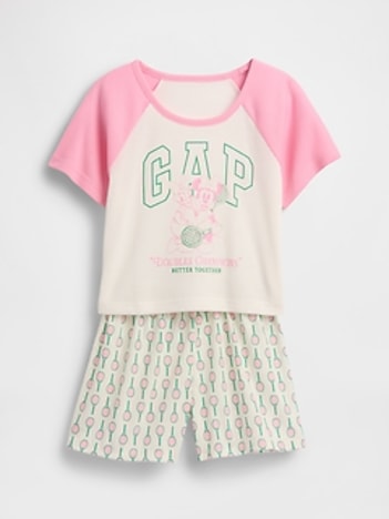 Gap × Disney Kids Recycled PJ Short Set