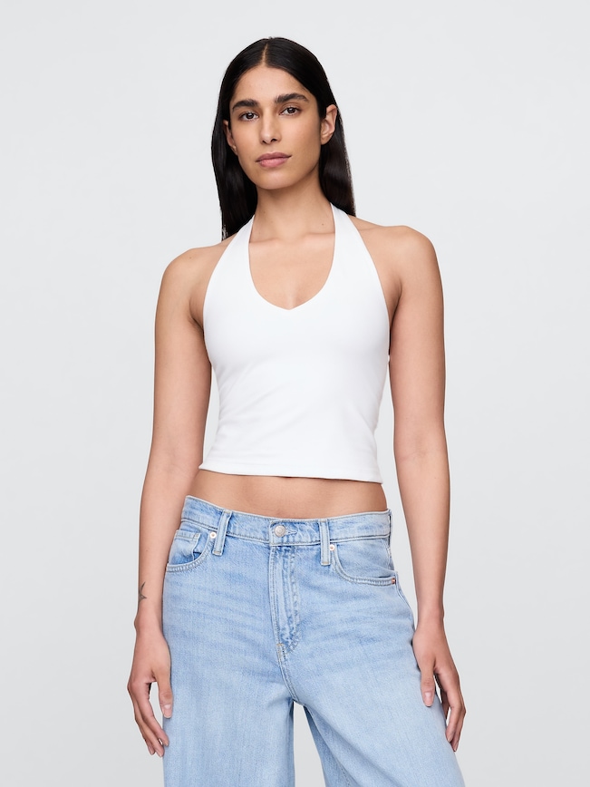CloseKnit Halter Crop Top