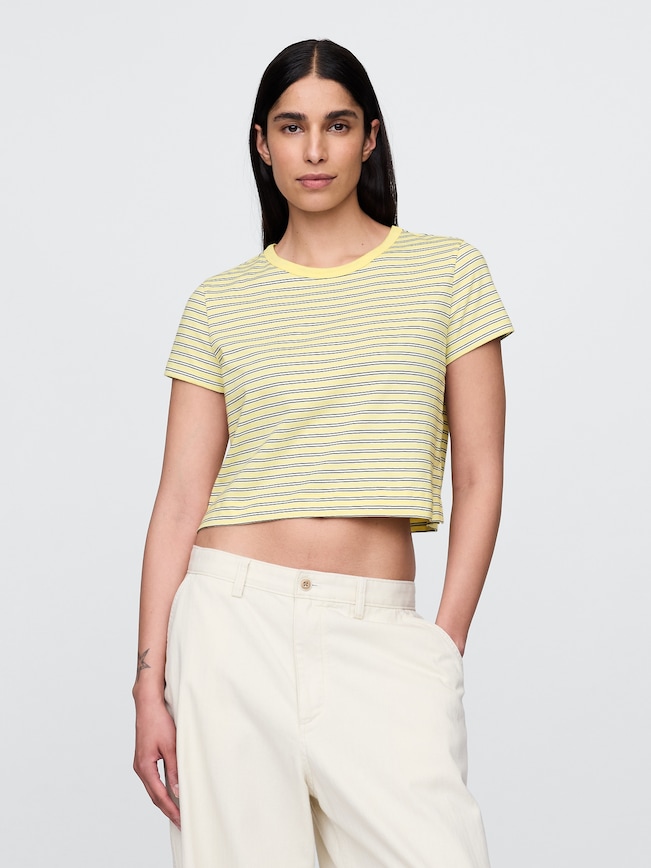 Organic Cotton VintageSoft Crop T-Shirt