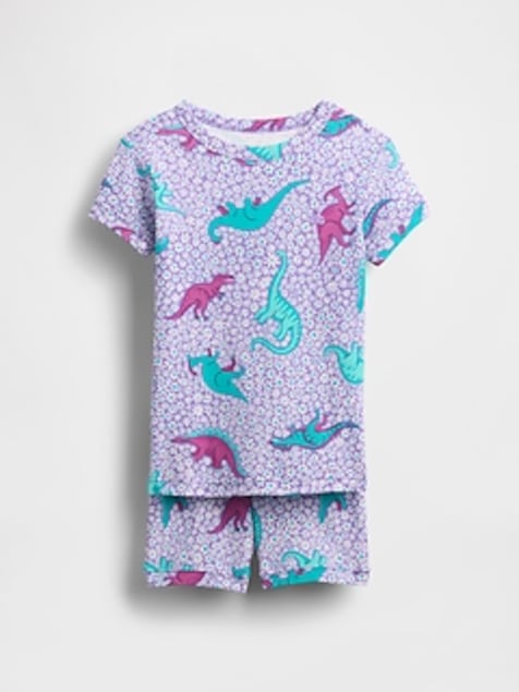 Baby Organic Brushed Cotton Dino PJ Set
