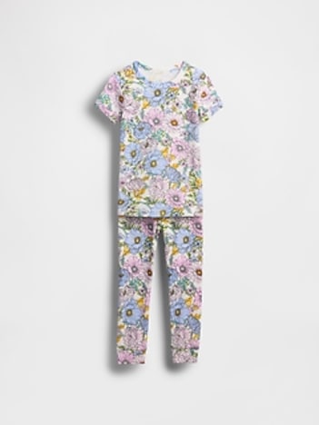 Baby & Toddler Organic Brushed Cotton Floral PJ Set