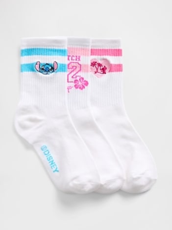 Lilo & Stitch Kids Crew Socks (3-Pack)